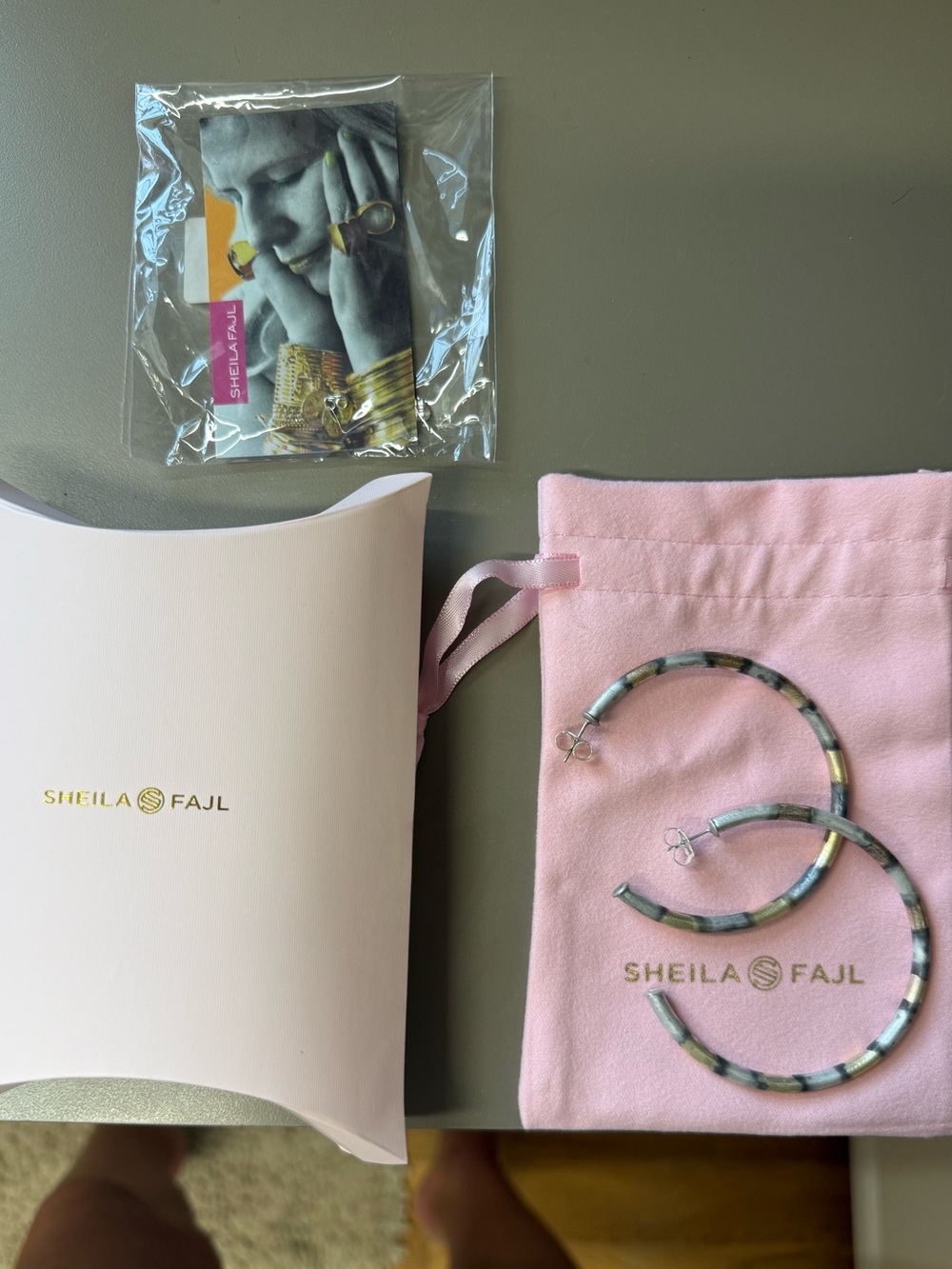NWT Sheila Fajl Hoops